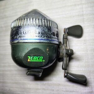 Zebco 404 Spincast Fishing Reel Green Silver Lightweight Precision‎ Gears parts